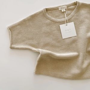 Oat & Co Sand Knit Oversized Tee